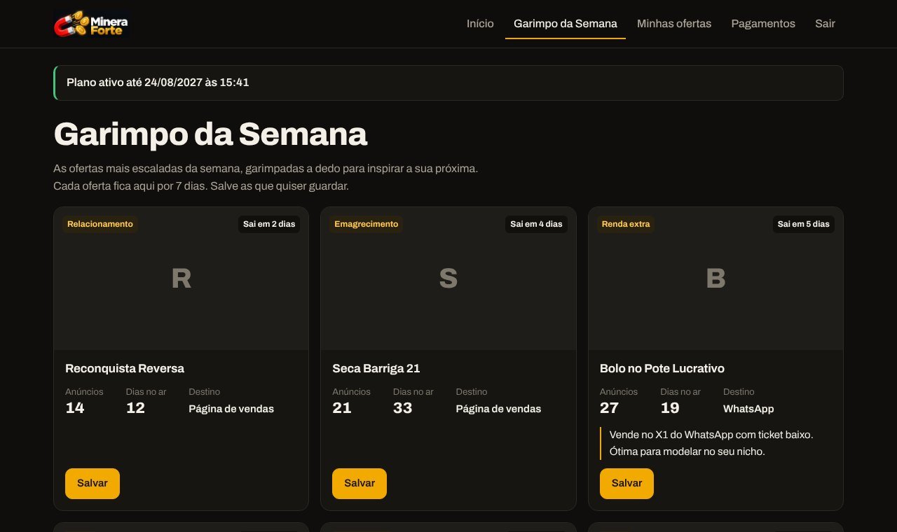 Garimpo da Semana no painel